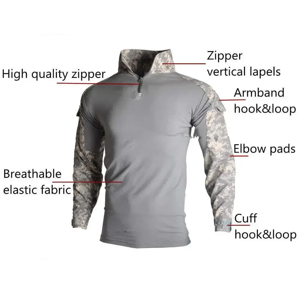 MC Outdoor Tactical Suits Mult - Tactical Military Shirt Cargo 评论和价格