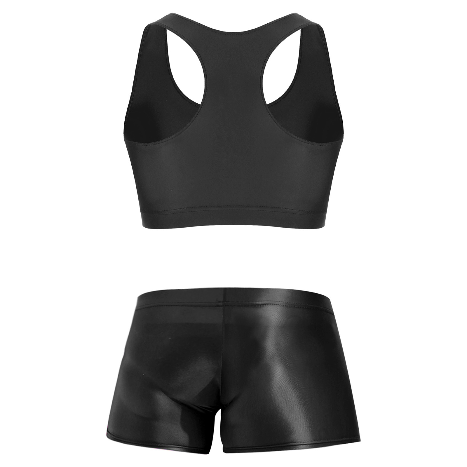 Men Glossy Stretchy Fitness Ou - Underwear 评论和价格
