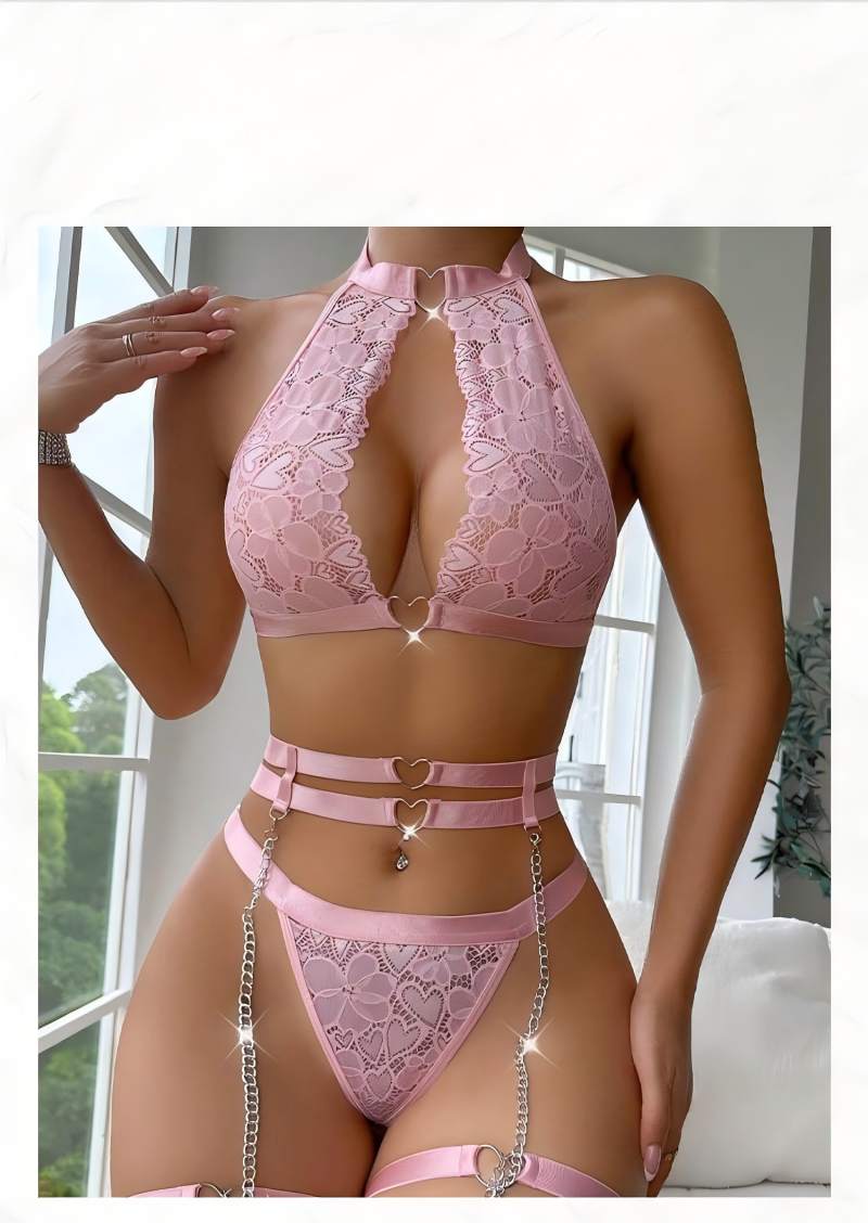 Sexy Lingerie Set Push Up Lace - Underwear 评论和价格