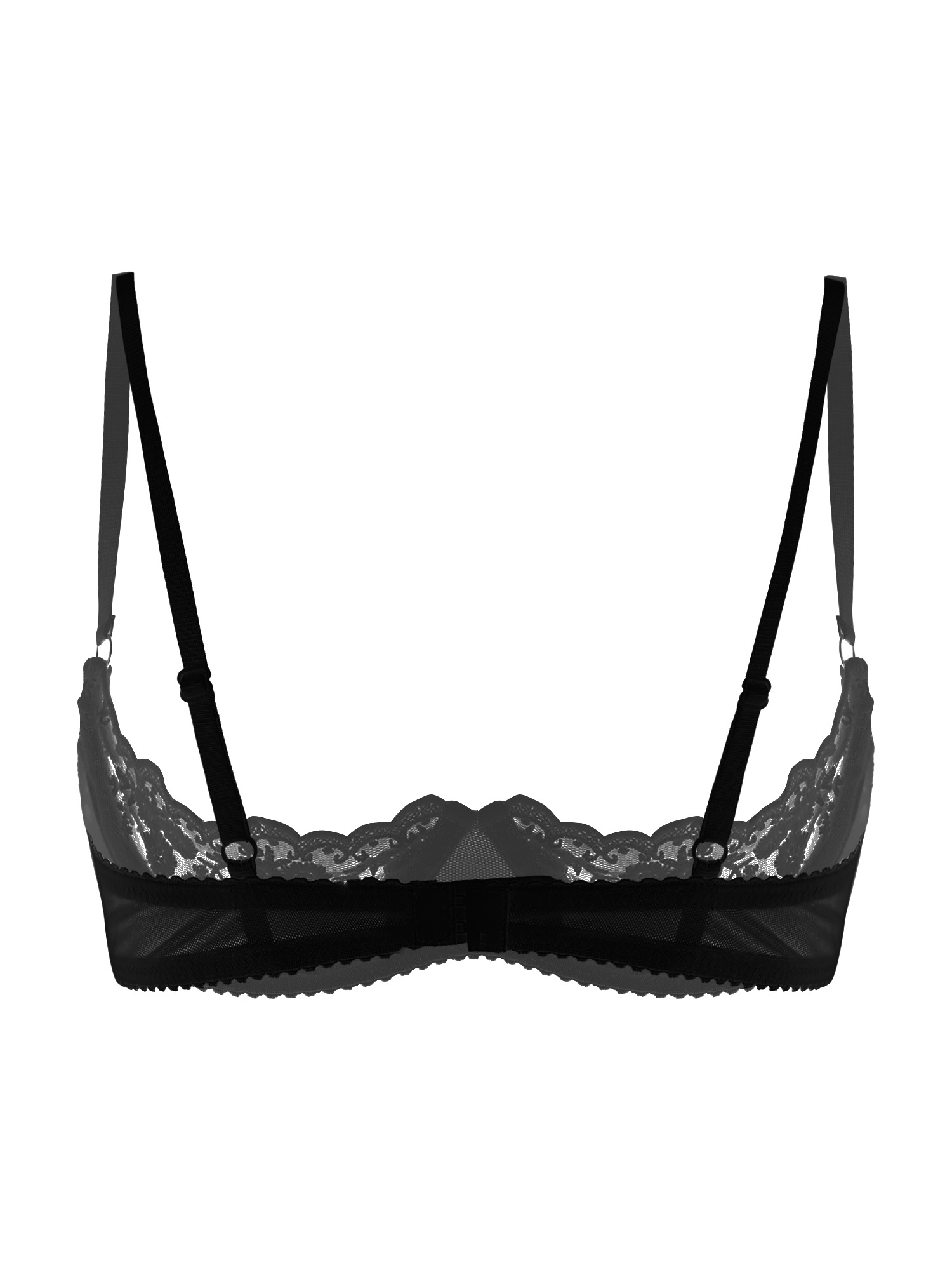 Women Sexy Open Cups Bra Sheer - Underwear 评论和价格