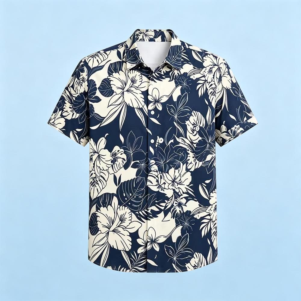 Vintage Plant Floral Print Haw - Vintage Hawaiian Floral Shirt 评论和价格