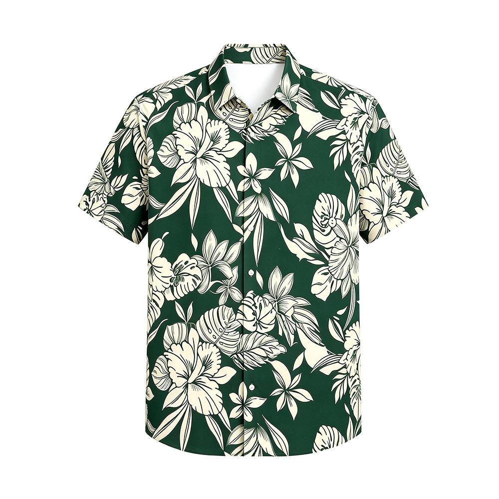 Vintage Plant Floral Print Haw - Vintage Hawaiian Floral Shirt 评论和价格