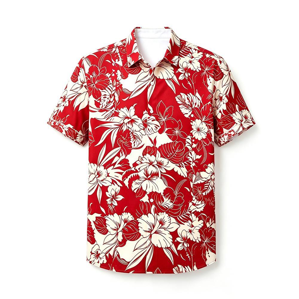 Vintage Plant Floral Print Haw - Vintage Hawaiian Floral Shirt 评论和价格