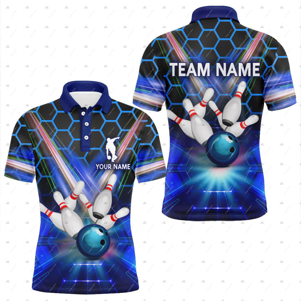 Custom Name Bowling Skull Flam - Short Sleeve Bowling Shirt Retro 评论和价格