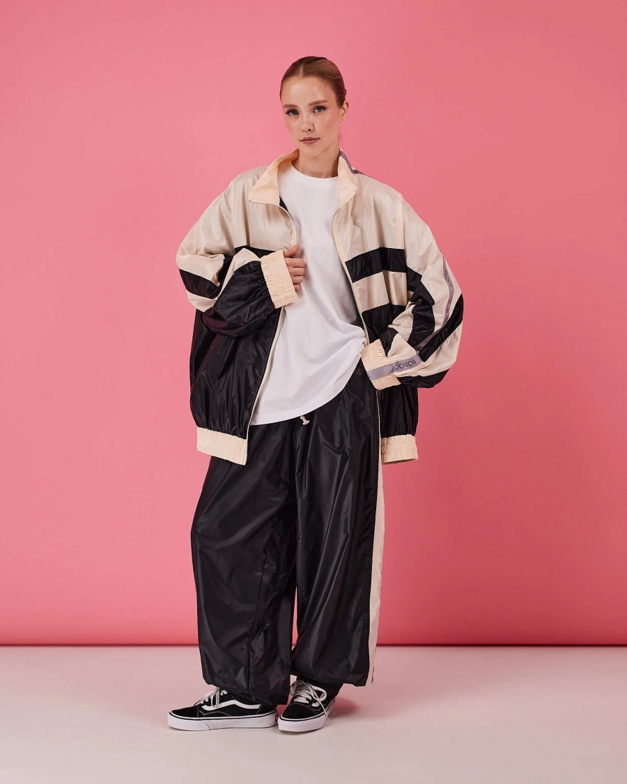 Women Acetate Satin Tracksuit  - Jackets 评论和价格