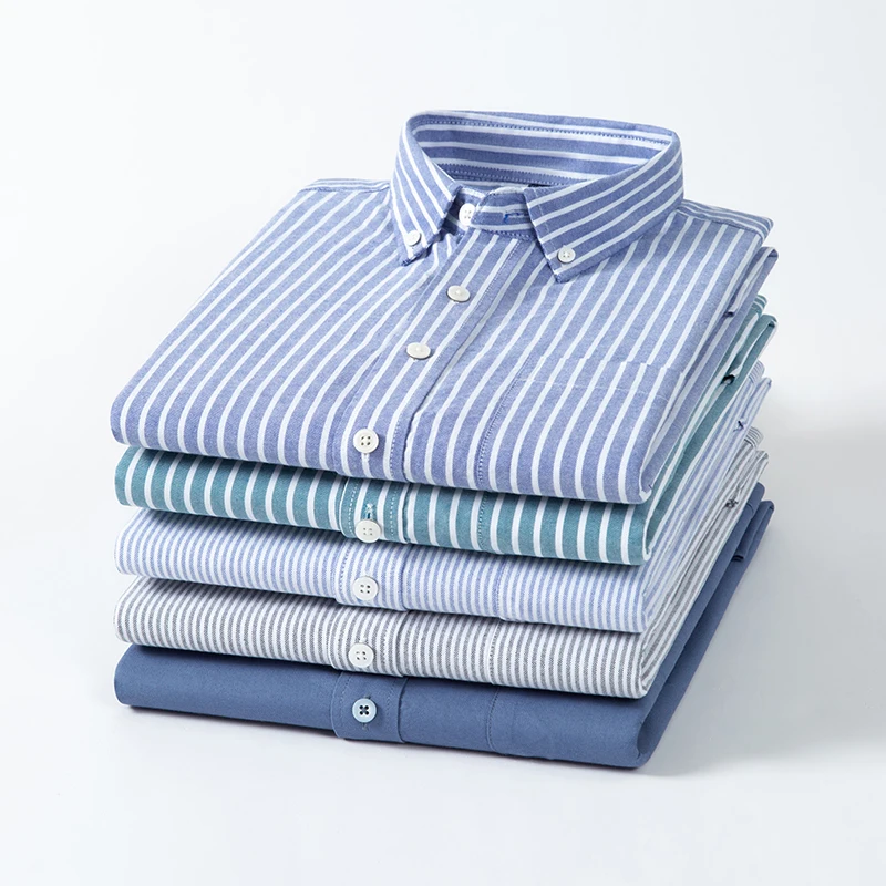 2025 100% Cotton Oxford Shirts - Oxford Cotton Casual Shirt Business 评论和价格