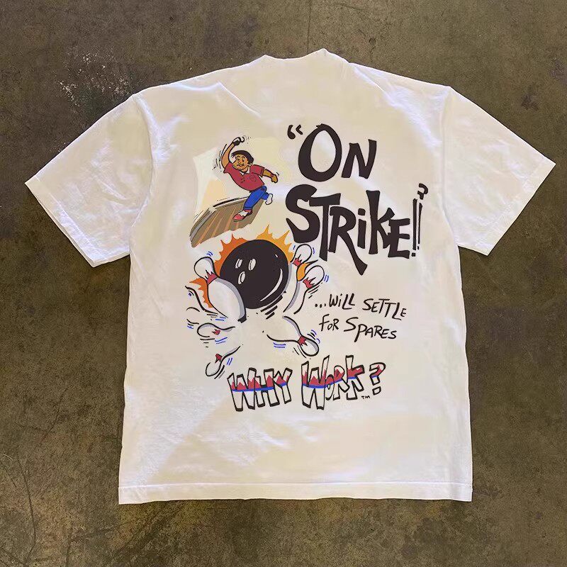 Why Work on American Retro Sho - Short Sleeve Bowling Shirt Retro 评论和价格