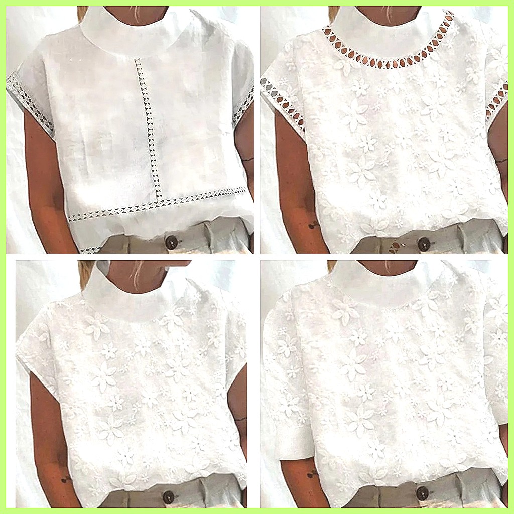 Women's Cotton Linen Pullover  - Shirts 评论和价格