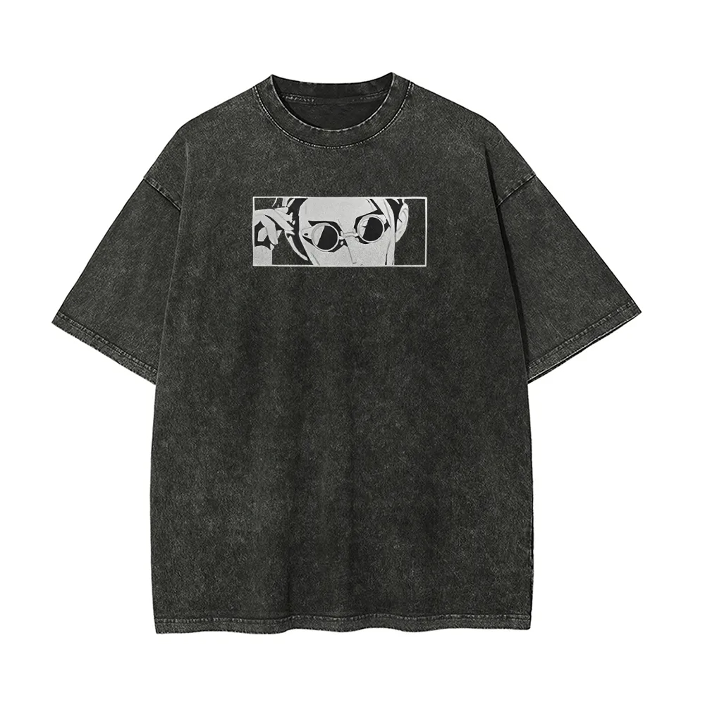 Kento Nanami T Shirt Jujutsu K - Acid Wash Vintage Graphic T Shirt 评论和价格