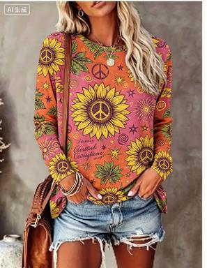 Women Long Sleeve T‑Shirt Hipp - T-Shirts 评论和价格