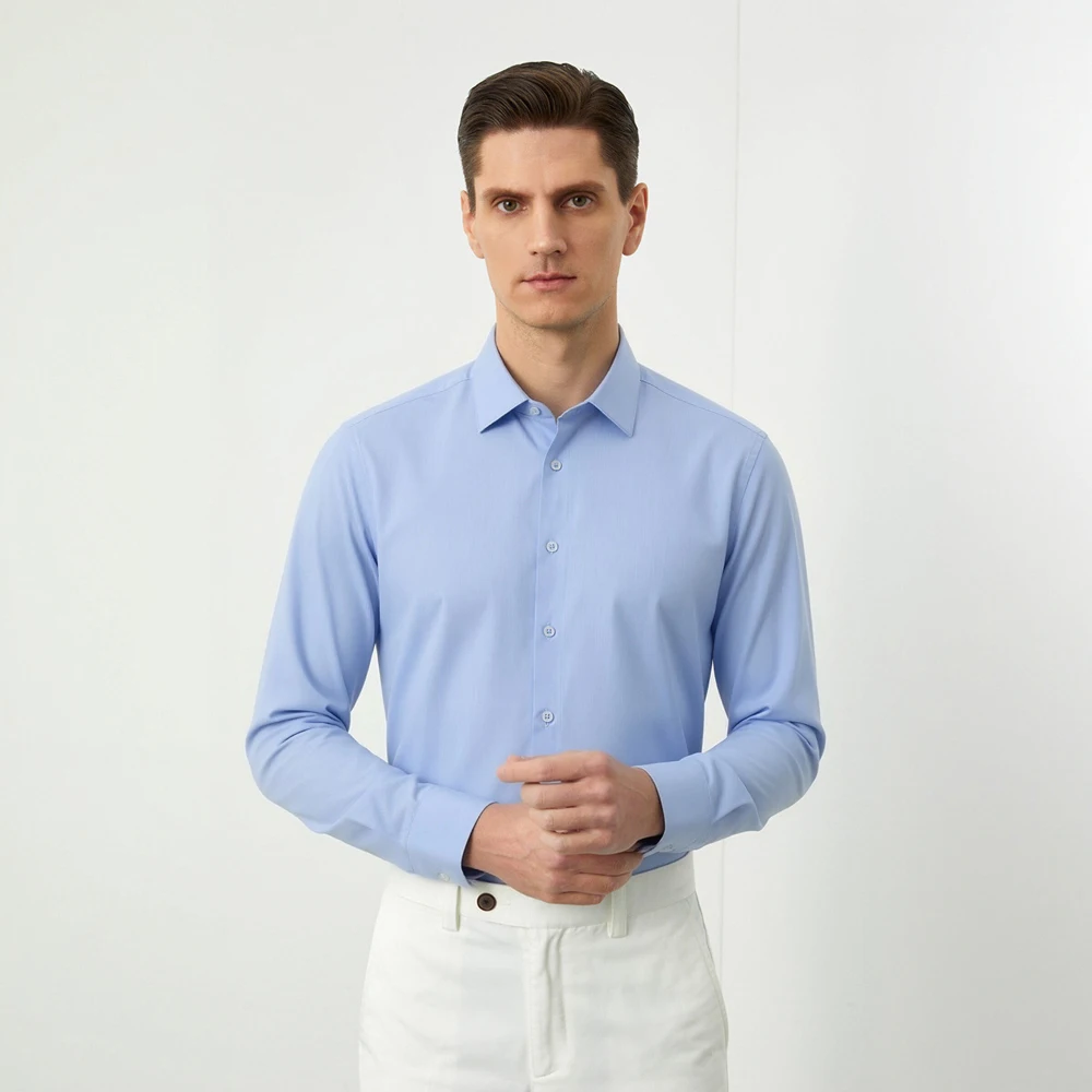 Men's Business Casual Dress Sh - Breathable Bamboo Fiber Shirt Non Iron 评论和价格