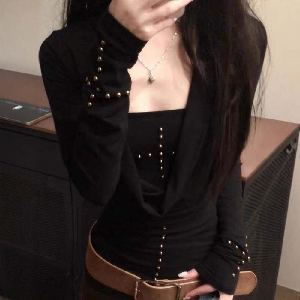Y2k Dark Girl Cross Long Sleev - T-Shirts 评论和价格