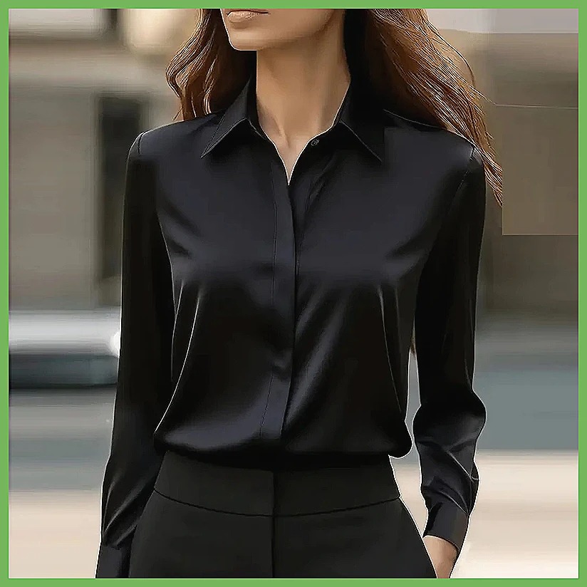 New Women's Office Blouse Long - Shirts 评论和价格