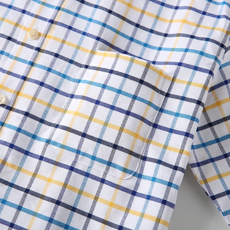 Men's 100% Cotton Shirts Long  - Oxford Cotton Casual Shirt Business 评论和价格