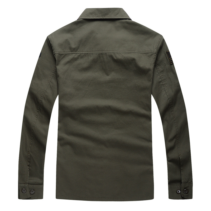 Men's Cotton Military Enthusia - Tactical Military Shirt Cargo 评论和价格